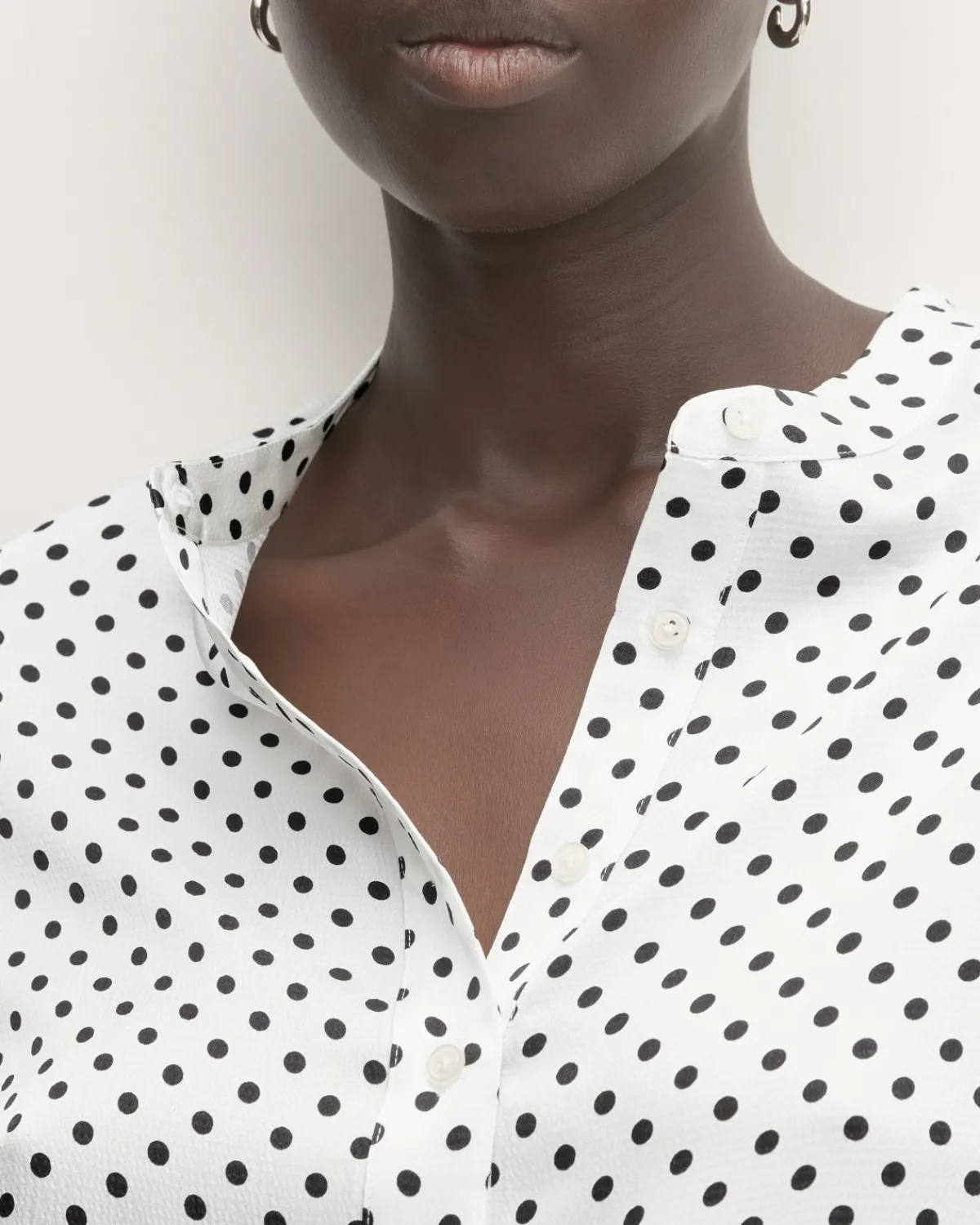 Everlane Tops*The Hammered Satin Popover Shirt