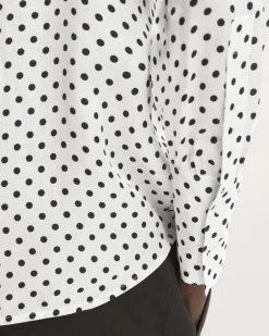 Everlane Tops*The Hammered Satin Popover Shirt