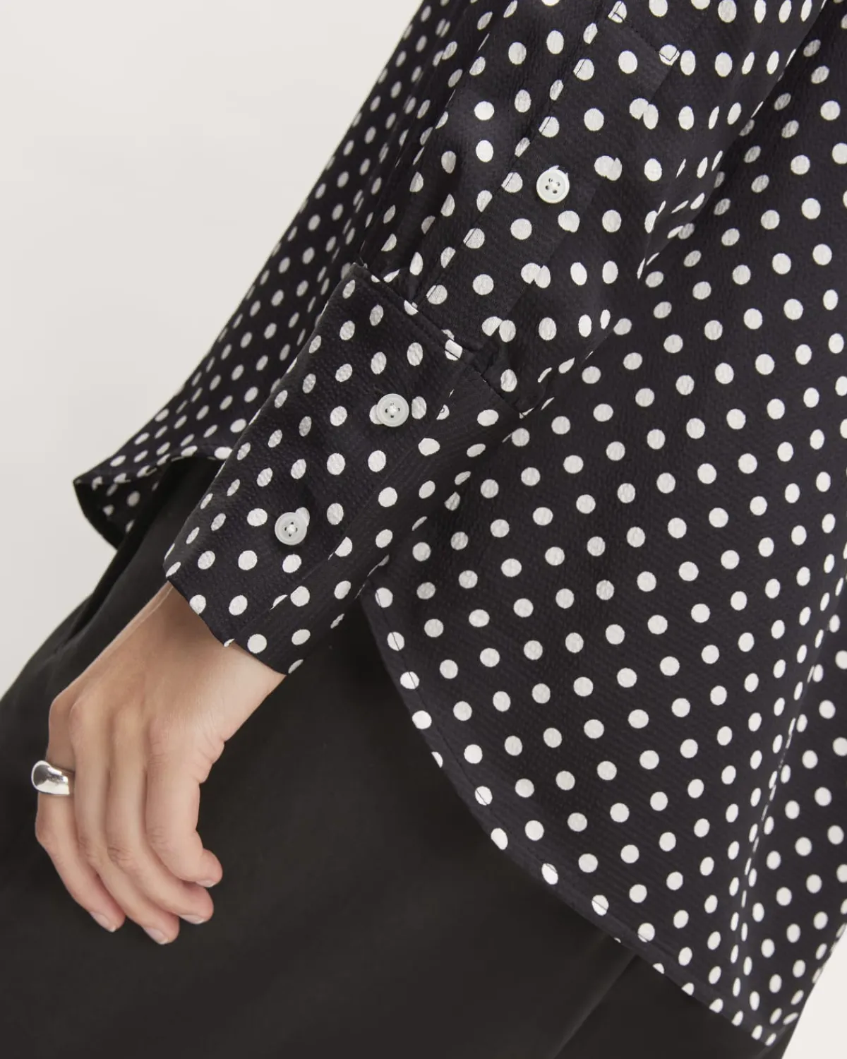 Everlane Tops*The Hammered Satin Popover Shirt