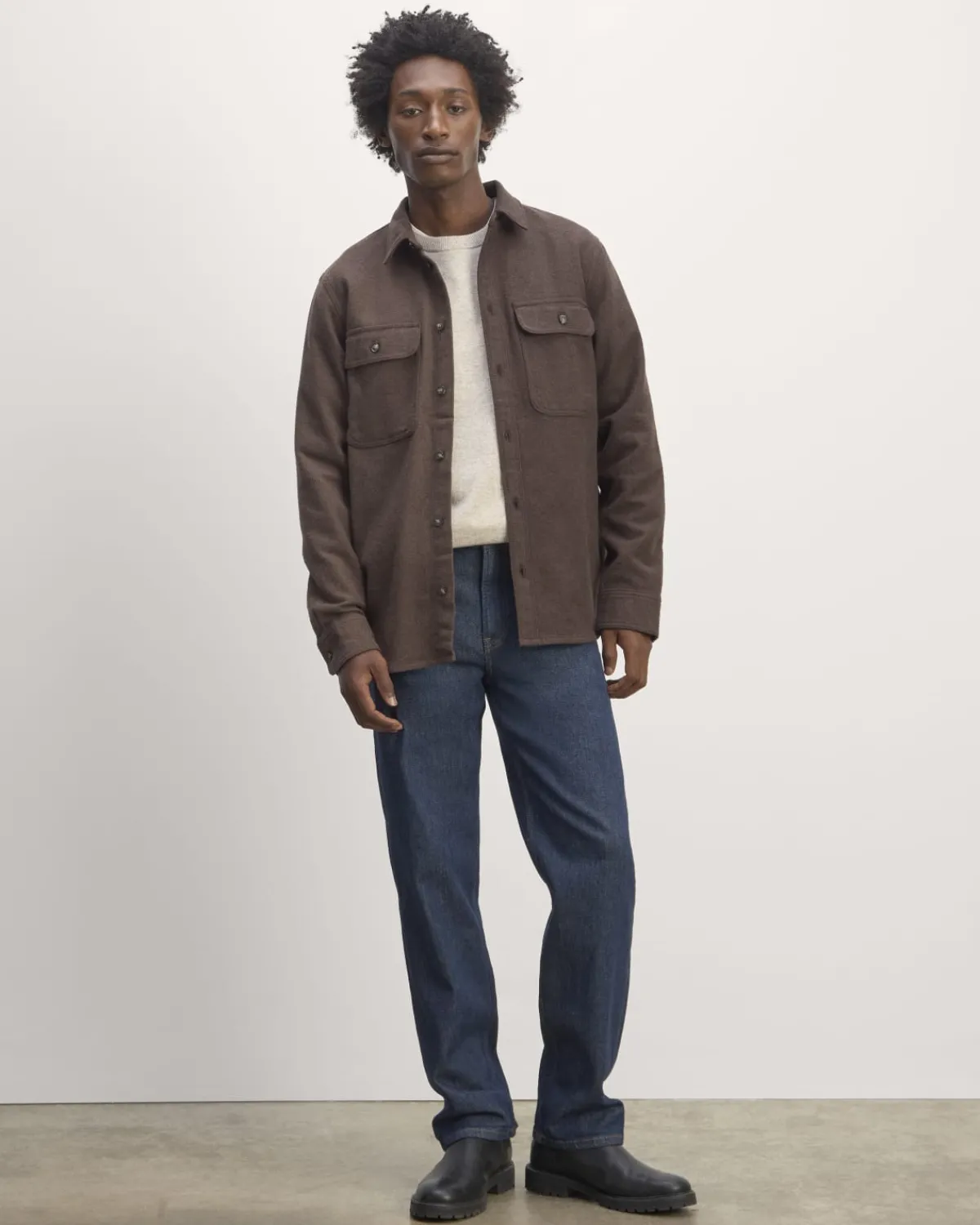 Everlane Jackets & Coats|Shirts*The Heavyweight Overshirt | Uniform Heathered Green