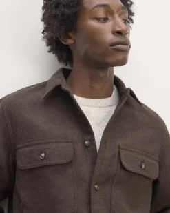 Everlane Jackets & Coats|Shirts*The Heavyweight Overshirt | Uniform Heathered Green