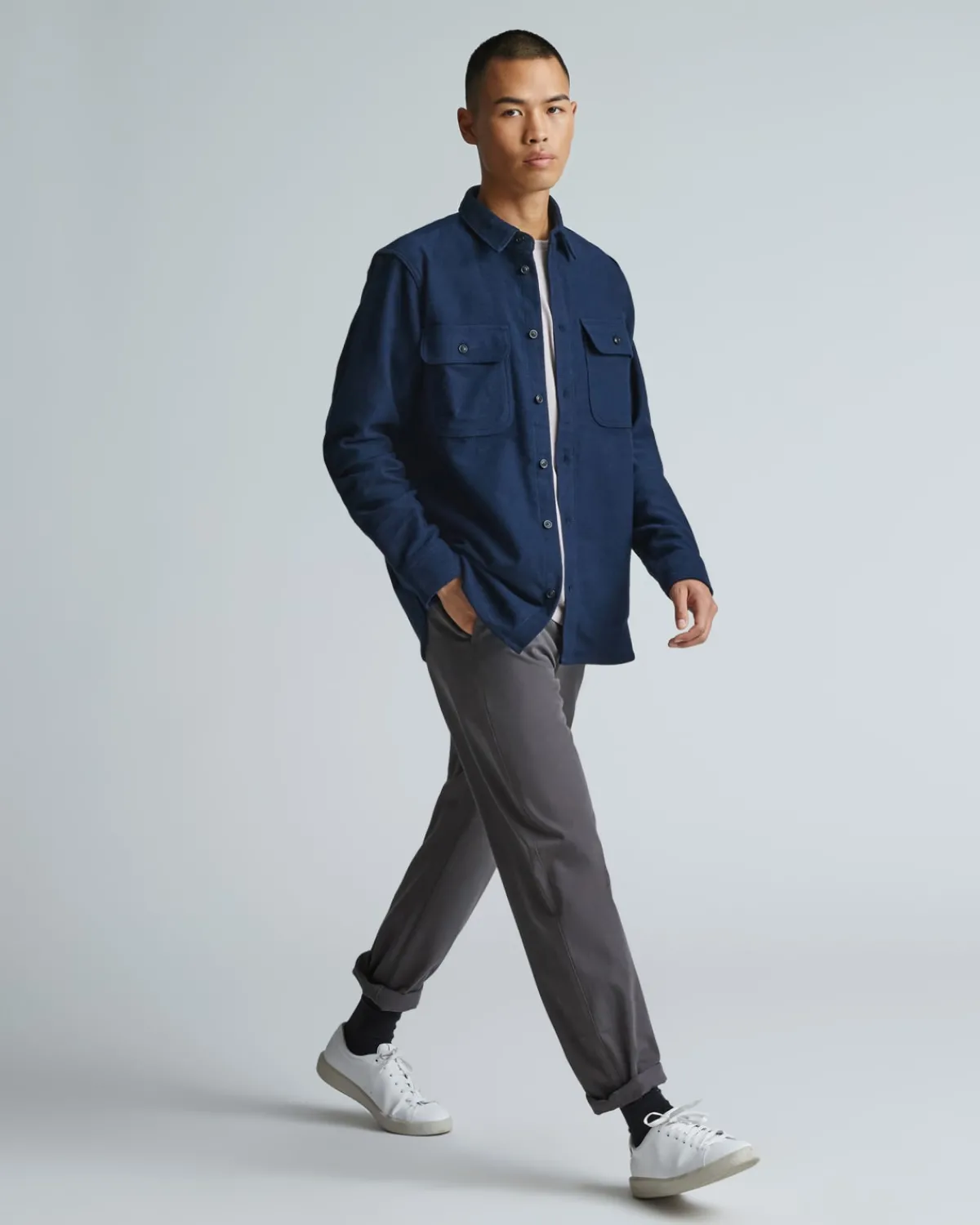 Everlane Jackets & Coats|Shirts*The Heavyweight Overshirt | Uniform Heathered Green