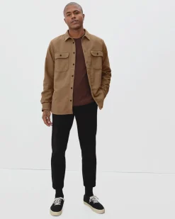 Everlane Jackets & Coats|Shirts*The Heavyweight Overshirt | Uniform Heathered Green