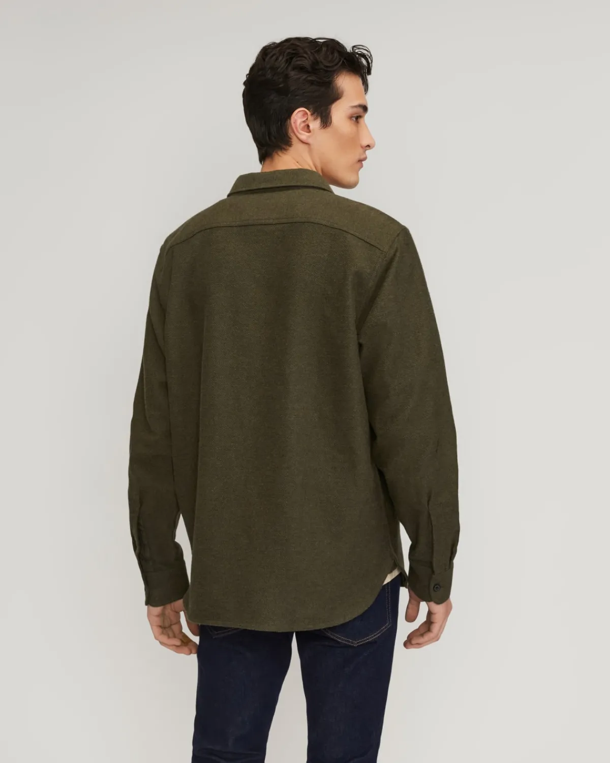 Everlane Jackets & Coats|Shirts*The Heavyweight Overshirt | Uniform Heathered Green