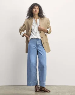 Everlane Tops*The Henley Shirt in Linen