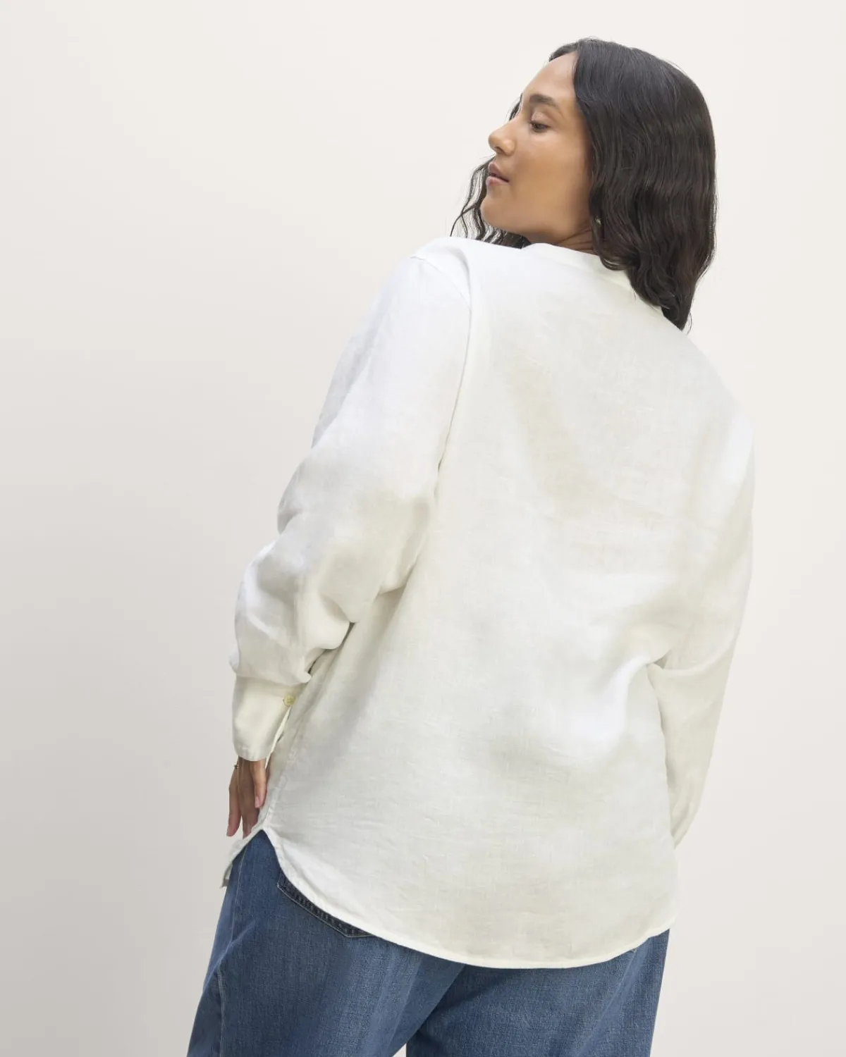 Everlane Tops*The Henley Shirt in Linen
