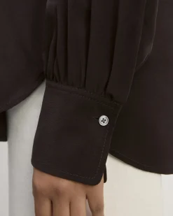 Everlane Tops*The Henley Shirt in Washable Silk