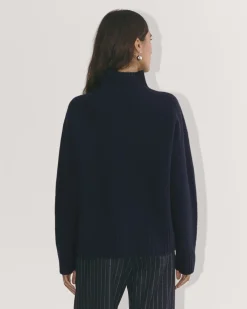 Everlane Sweaters|Turtleneck Sweaters*The Honeycomb Funnel Neck in Wool Cashmere