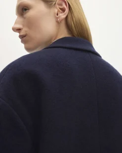 Everlane Jackets & Coats|Wool Coats*The Italian ReWool® Cocoon Coat Navy