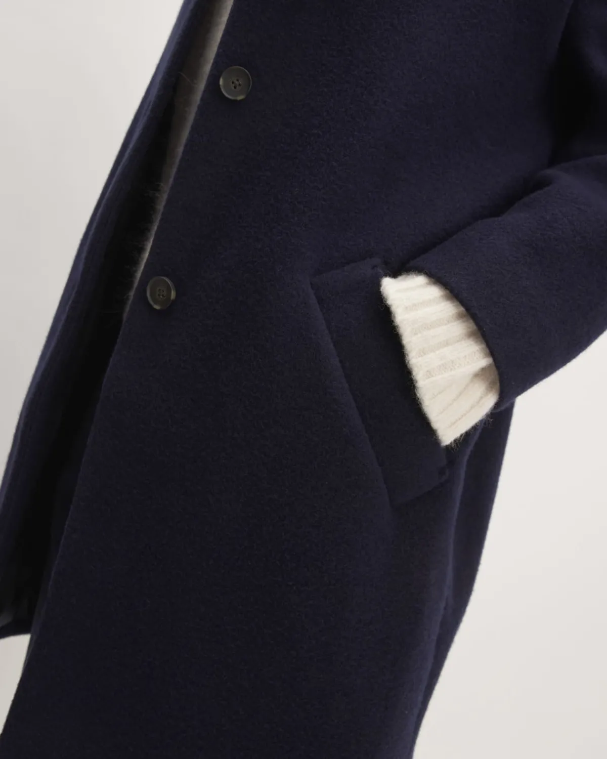 Everlane Jackets & Coats|Wool Coats*The Italian ReWool® Cocoon Coat Navy