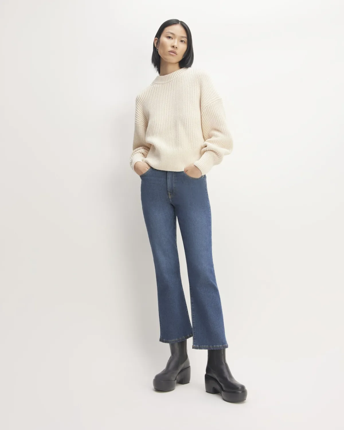 Everlane Jeans|High-Rise Jeans*The Kick Bootcut Jean