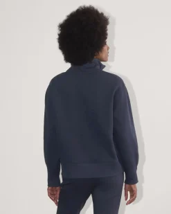 Everlane Loungewear|Tees*The Laid-Back Half-Zip Sweatshirt Heathered Grey / Olive
