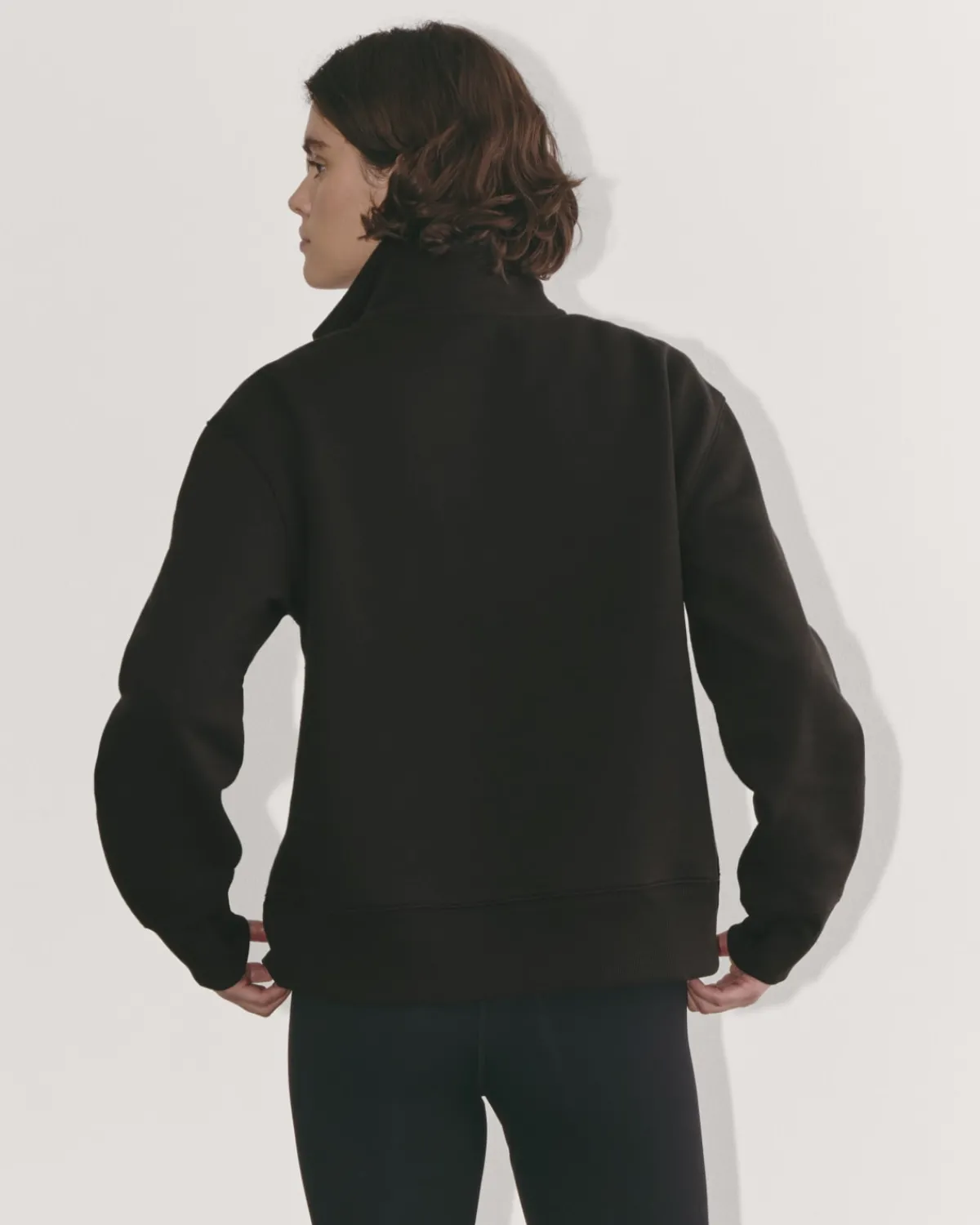 Everlane Loungewear|Tees*The Laid-Back Half-Zip Sweatshirt Heathered Grey / Olive