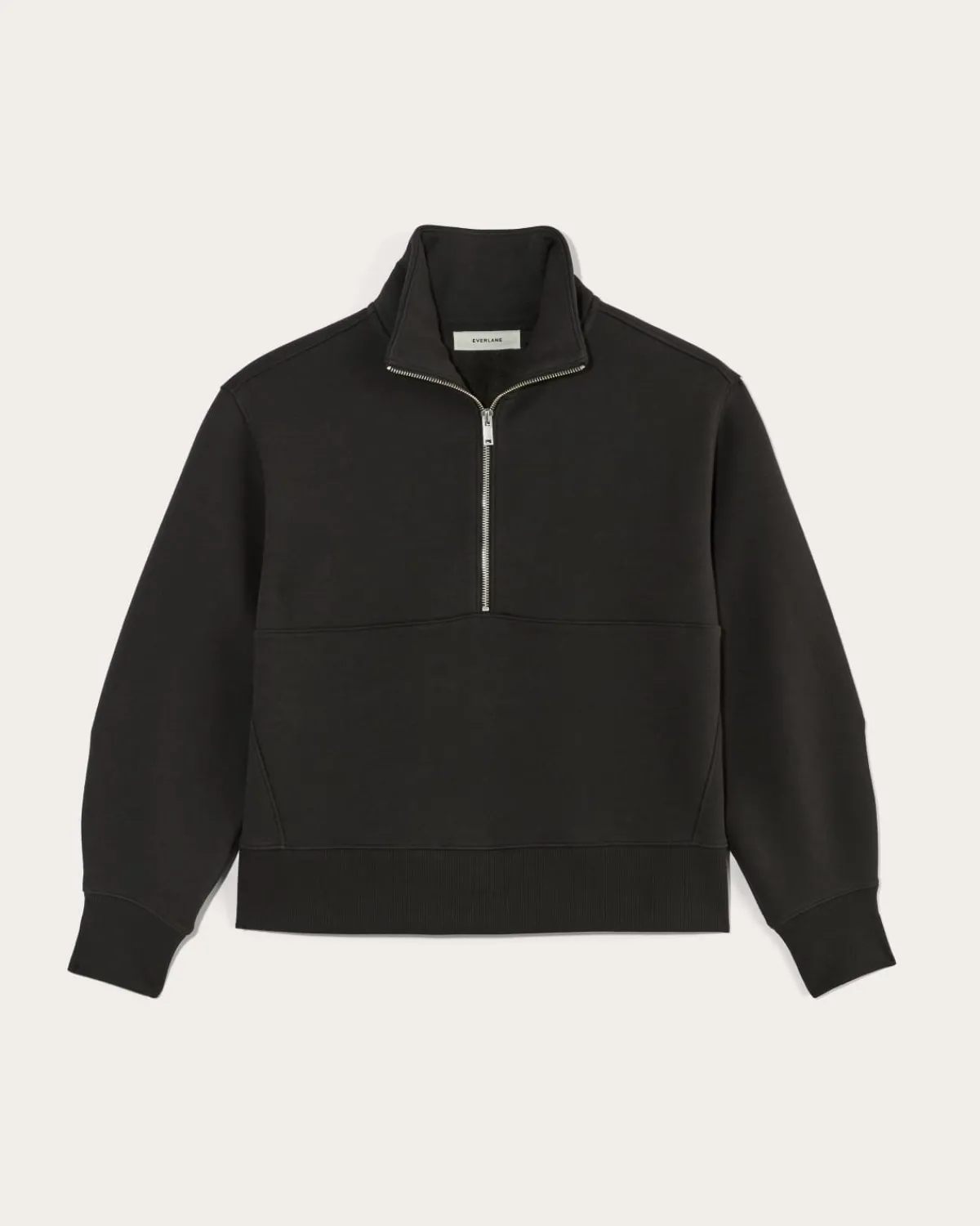 Everlane Loungewear|Tees*The Laid-Back Half-Zip Sweatshirt Heathered Grey / Olive