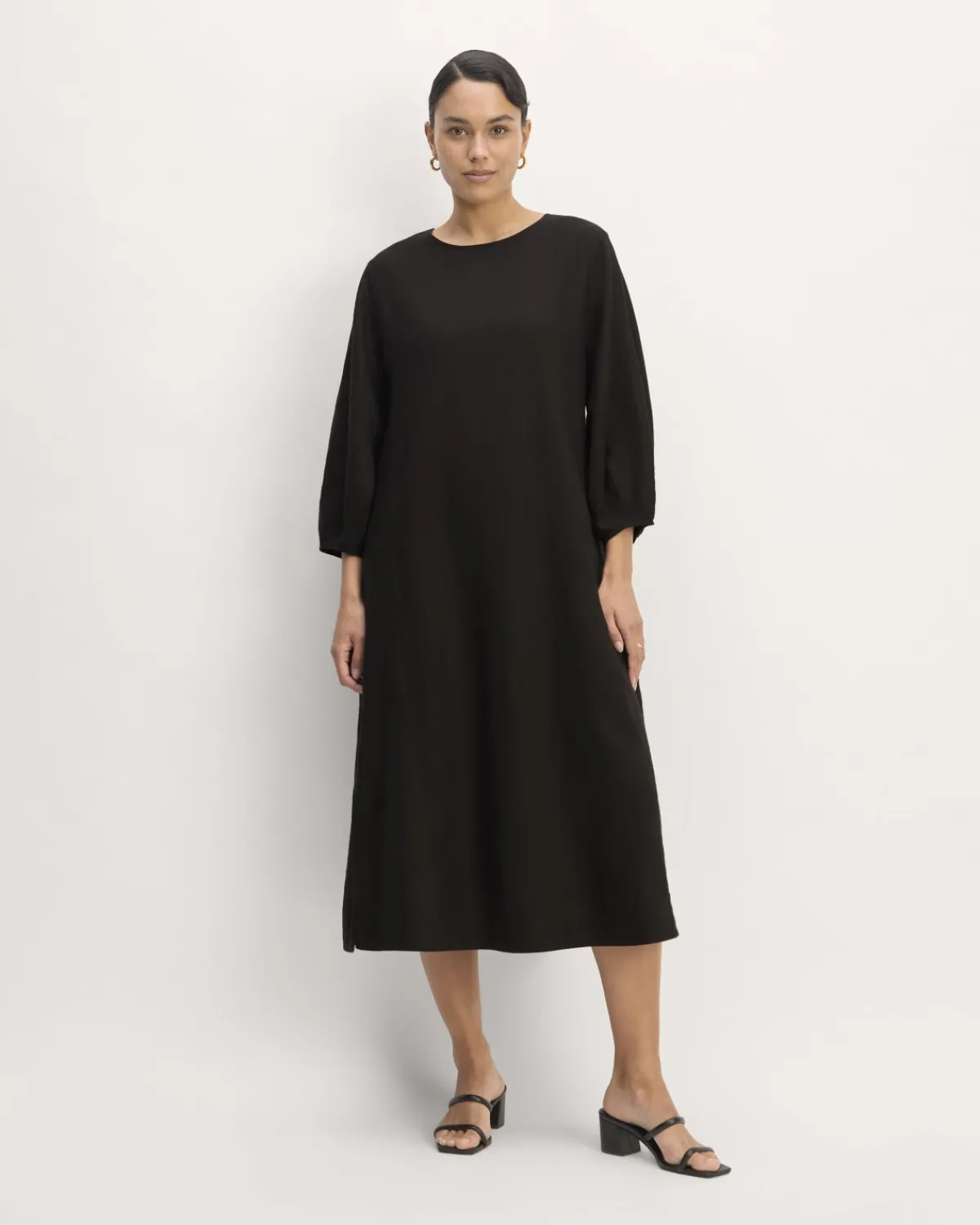 Everlane Dresses*The Linen A-Line Midi Dress
