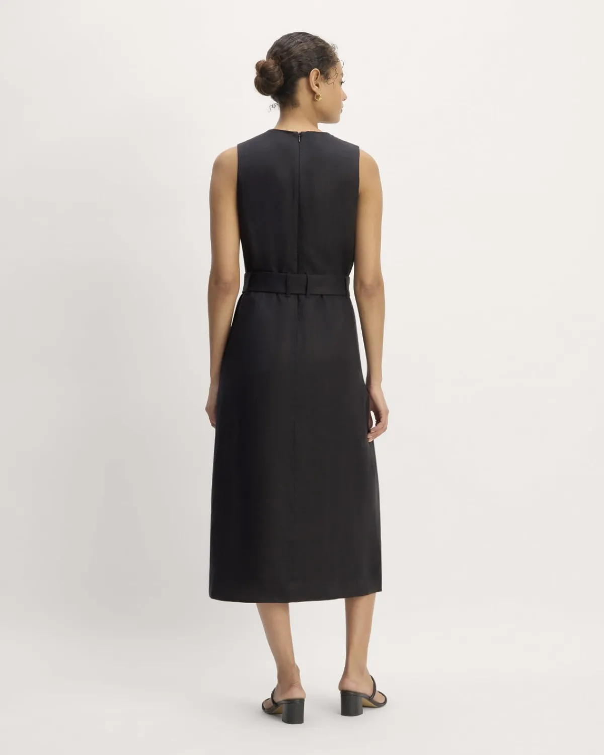 Everlane Dresses*The Linen Belted Midi Dress