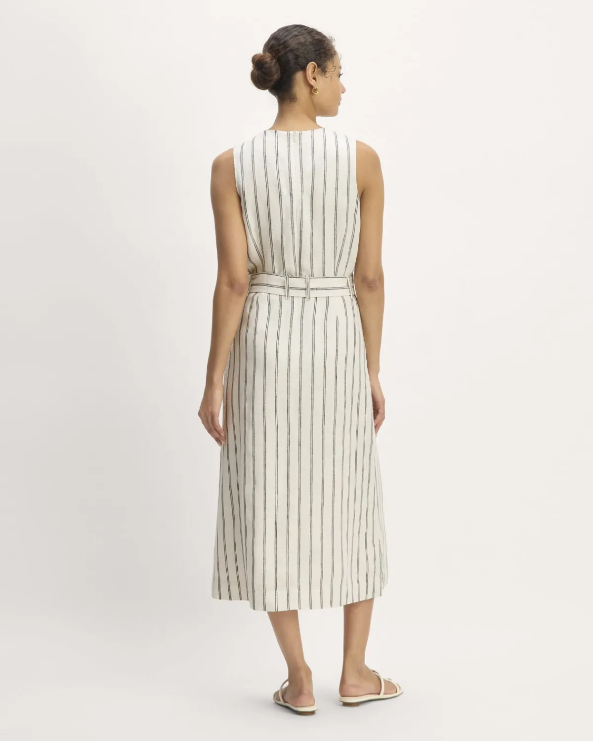 Everlane Dresses*The Linen Belted Midi Dress