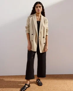 Everlane Jackets & Coats|Blazers*The Linen Double Breasted Blazer