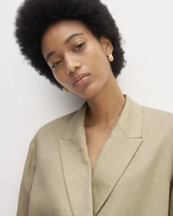 Everlane Jackets & Coats|Blazers*The Linen Double Breasted Blazer