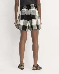 Everlane Shorts & Skirts*The Linen Easy Short Bone / Black Check