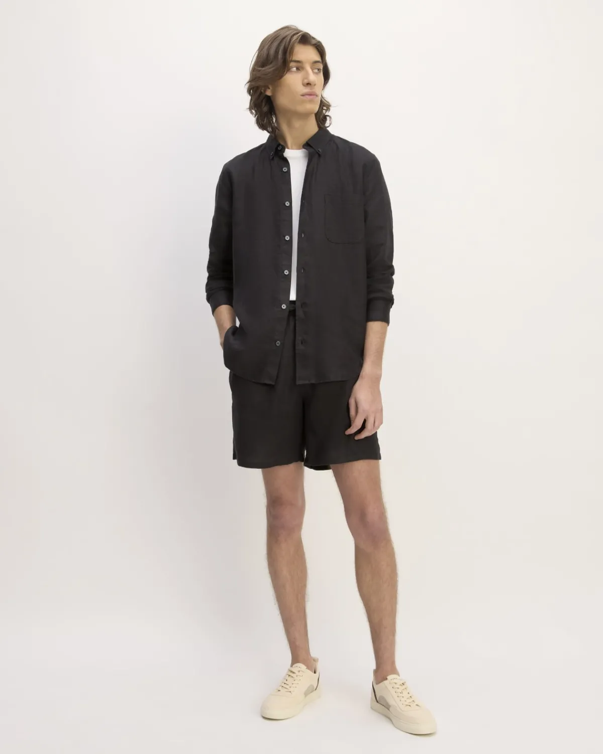 Everlane Jeans|Denim Shirts & Jackets*The Linen Easy Short Mid Indigo