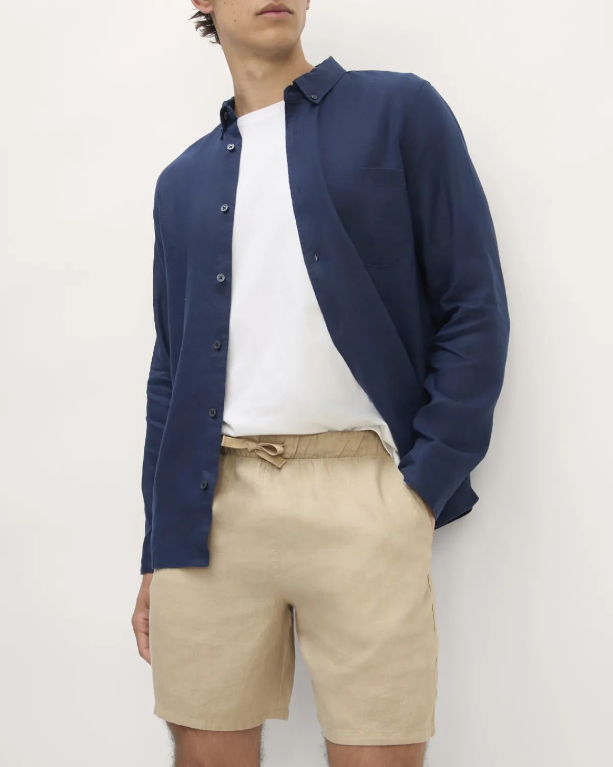 Everlane Jeans|Denim Shirts & Jackets*The Linen Easy Short Mid Indigo