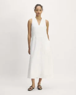 Everlane Dresses*The Linen Eyelet Maxi Dress