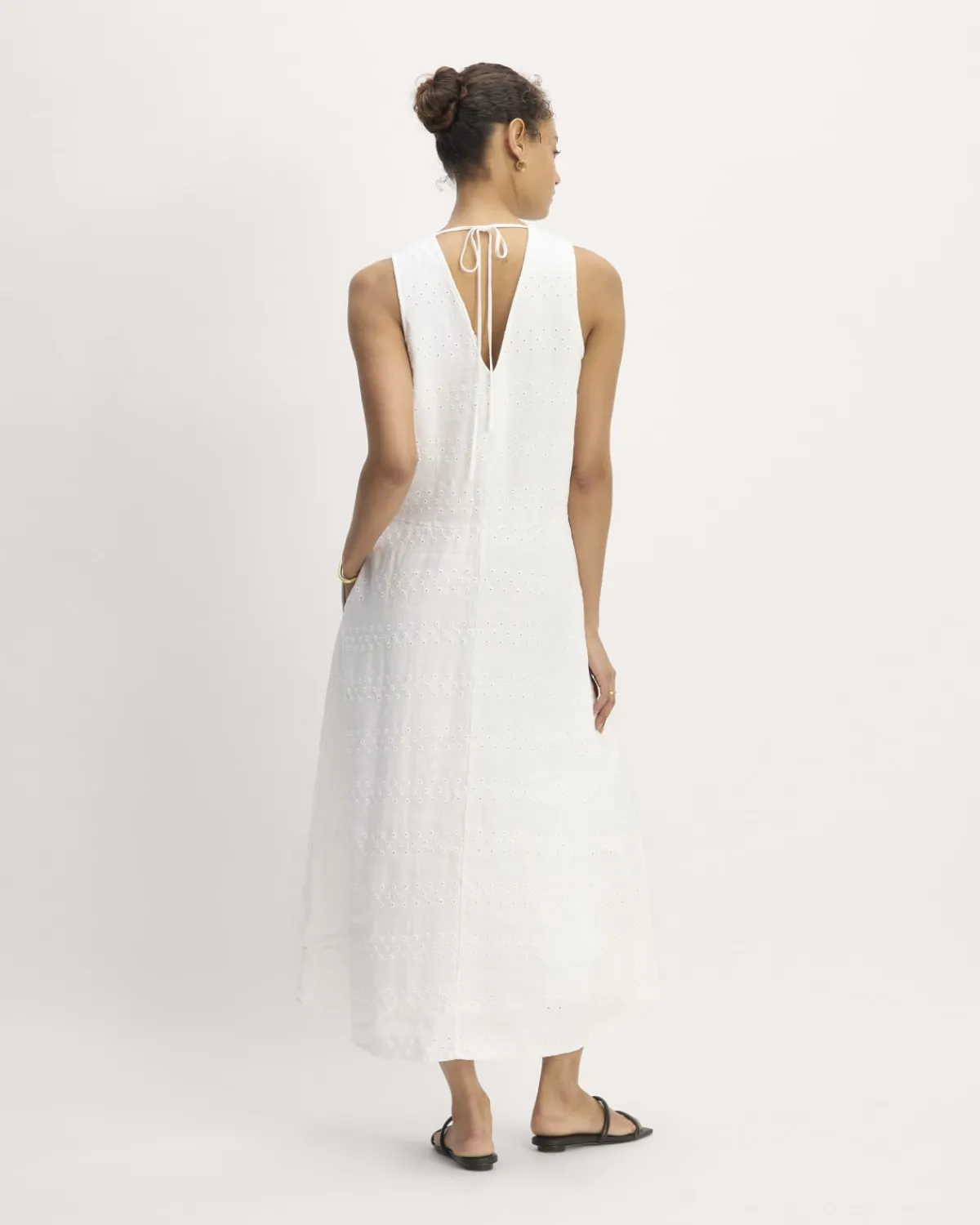 Everlane Dresses*The Linen Eyelet Maxi Dress
