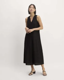 Everlane Dresses*The Linen Eyelet Maxi Dress