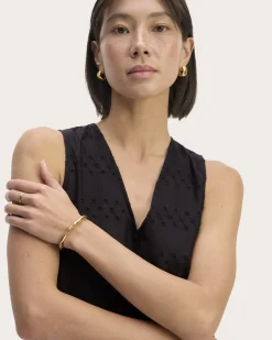 Everlane Dresses*The Linen Eyelet Maxi Dress