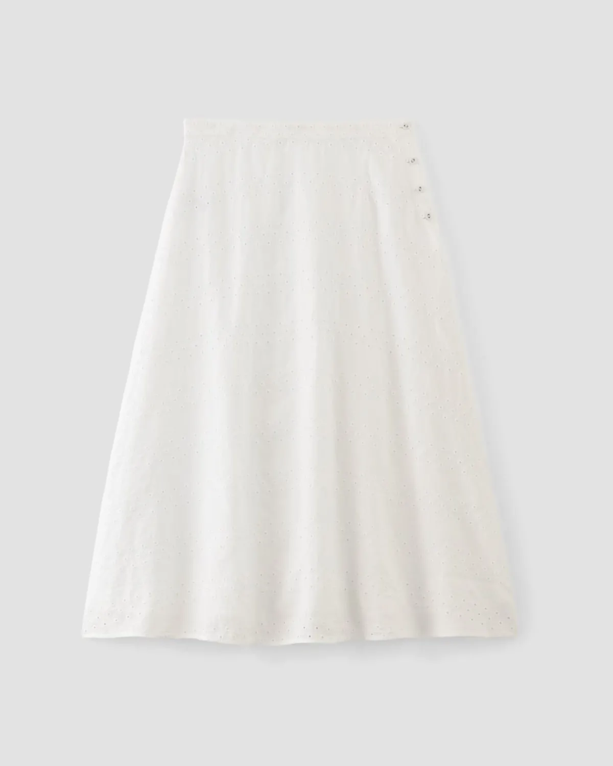 Everlane Shorts & Skirts|Jeans*The Linen Eyelet Midi Skirt Marina Bay