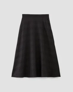 Everlane Shorts & Skirts|Jeans*The Linen Eyelet Midi Skirt Marina Bay