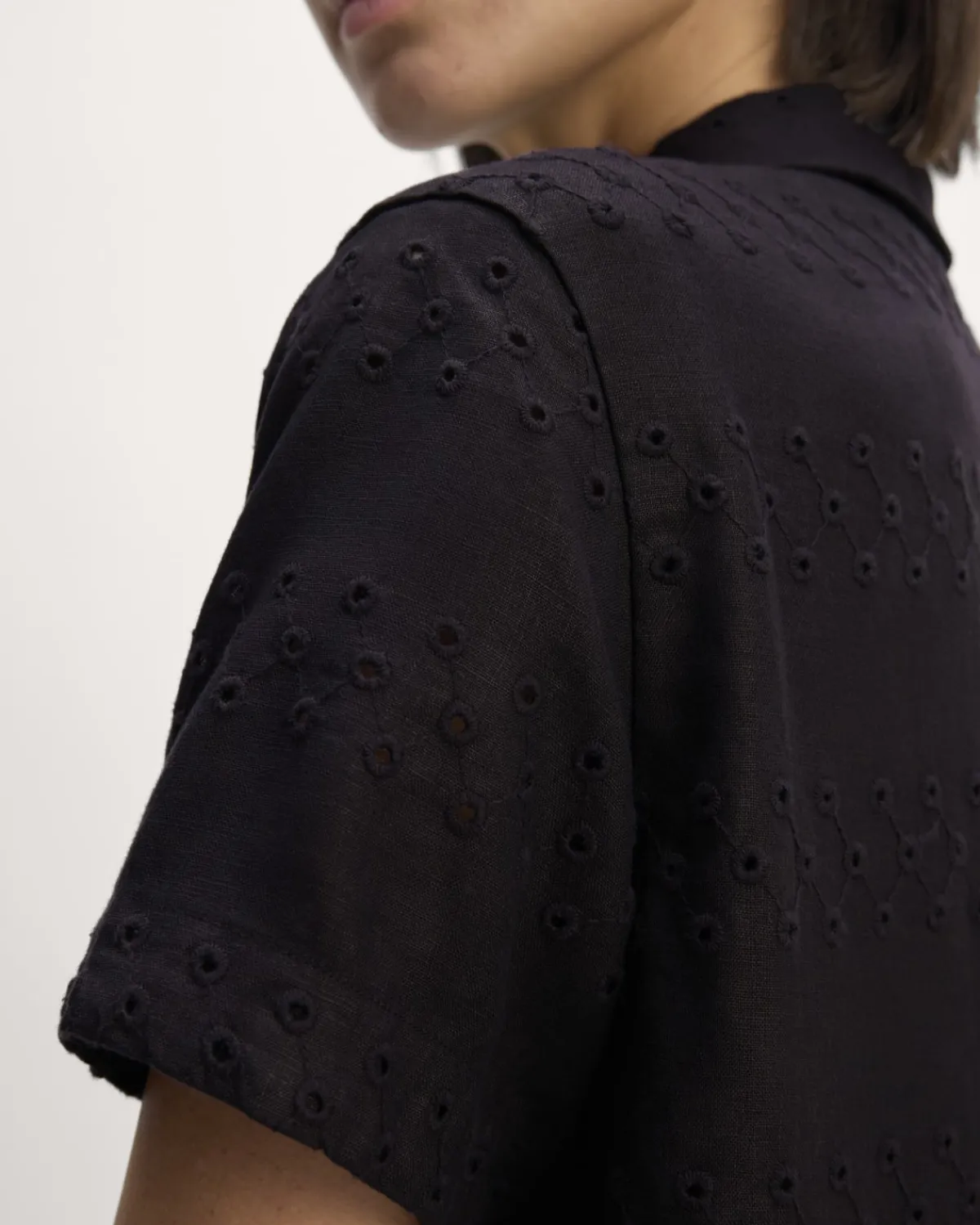 Everlane Dresses*The Linen Eyelet Shirtdress
