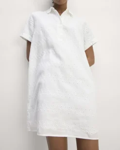 Everlane Dresses*The Linen Eyelet Shirtdress