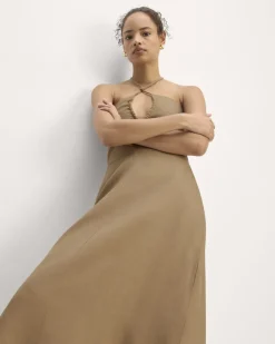 Everlane Dresses*The Linen Halter-Neck Dress