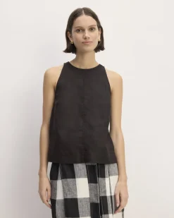 Everlane Tops*The Linen High-Neck Tank