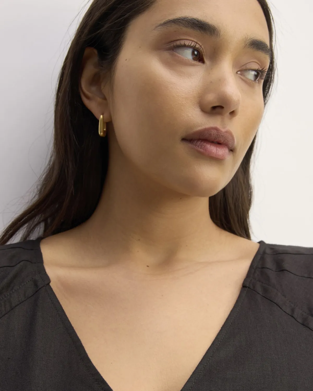 Everlane Dresses*The Linen Oversized Puff-Sleeve Dress