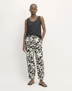 Everlane Pants|Pull-On Pants*The Linen Pull-On Barrel Pant