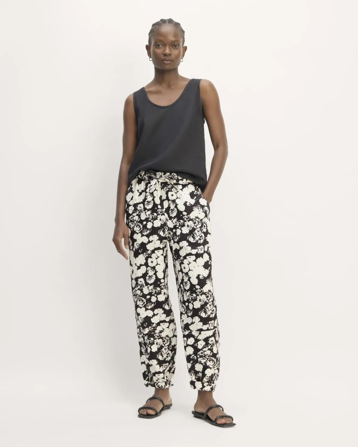 Everlane Pants|Pull-On Pants*The Linen Pull-On Barrel Pant