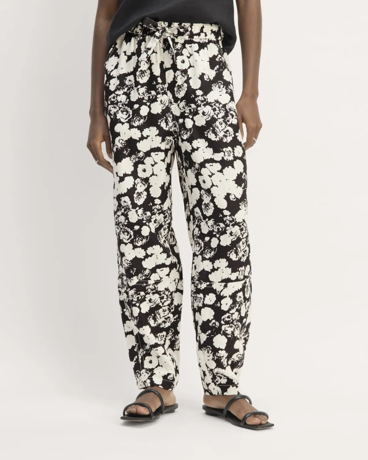 Everlane Pants|Pull-On Pants*The Linen Pull-On Barrel Pant