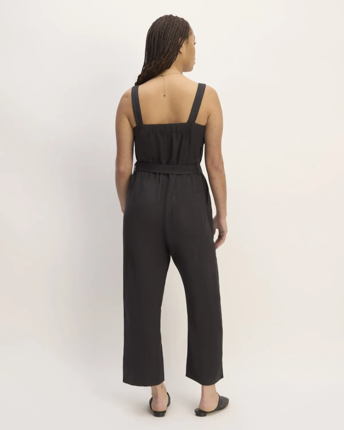 Everlane Dresses*The Linen Side-Button Jumpsuit