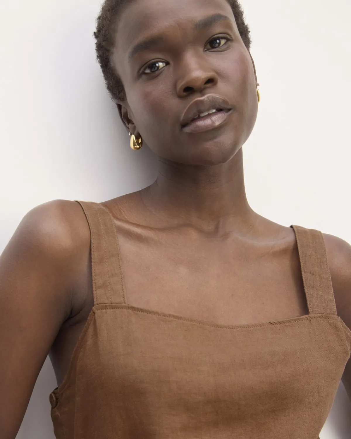 Everlane Dresses*The Linen Side-Button Jumpsuit
