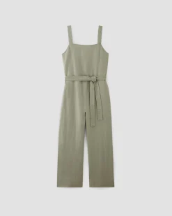 Everlane Dresses*The Linen Side-Button Jumpsuit