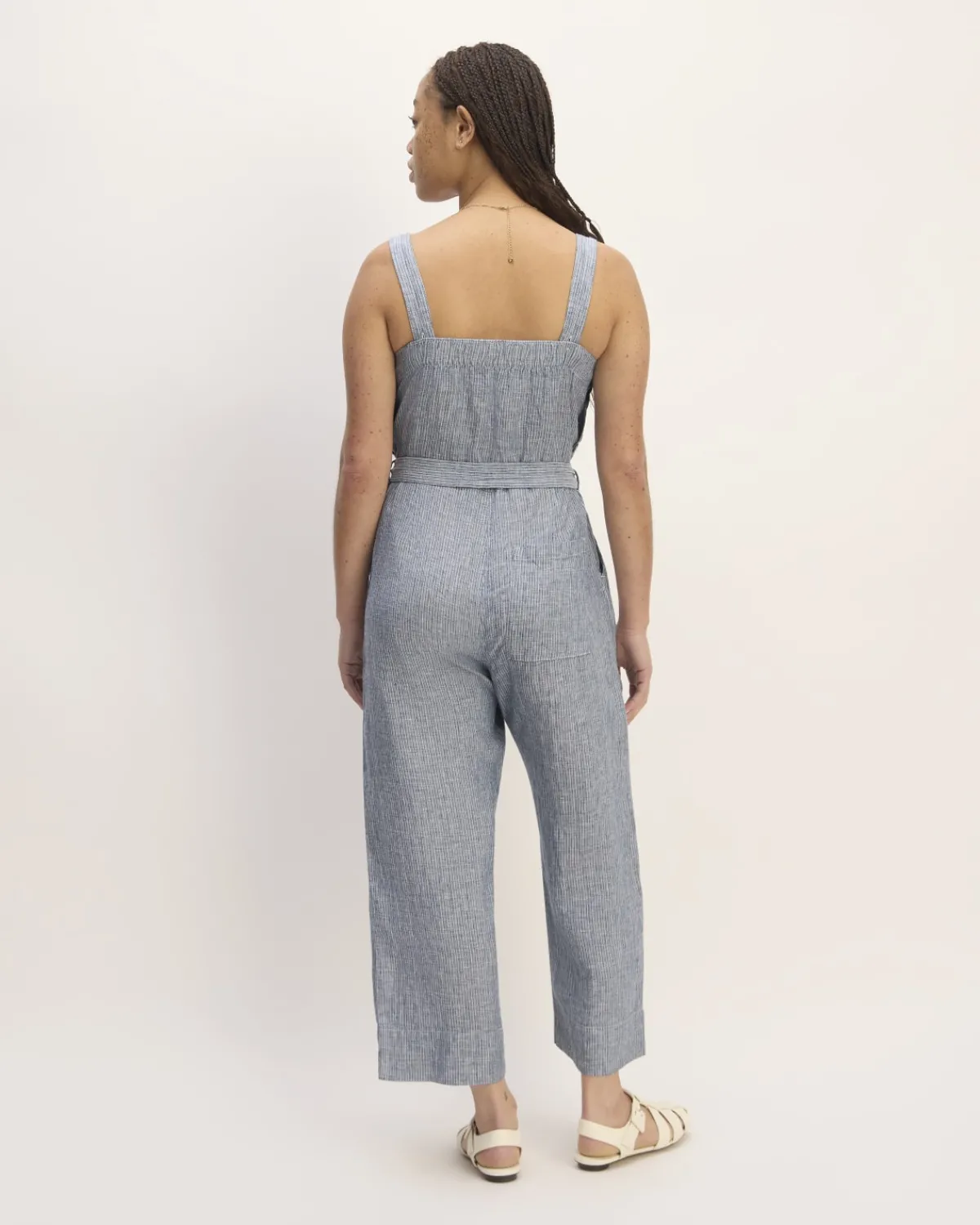 Everlane Dresses*The Linen Side-Button Jumpsuit