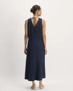 Everlane Dresses*The Linen V-Neck Maxi Dress