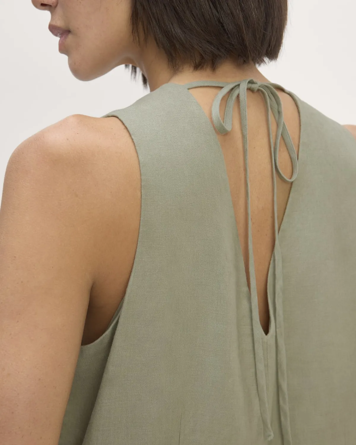 Everlane Dresses*The Linen V-Neck Maxi Dress