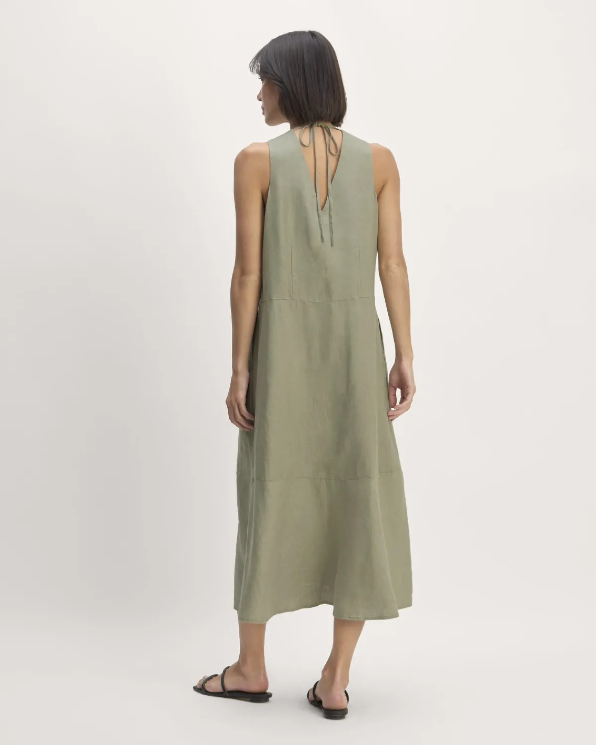 Everlane Dresses*The Linen V-Neck Maxi Dress