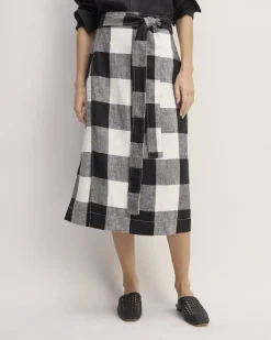 Everlane Shorts & Skirts*The Linen Wrap Skirt