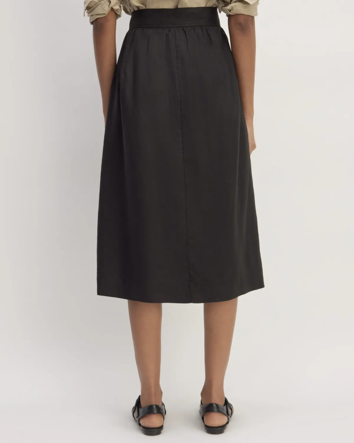 Everlane Shorts & Skirts*The Linen Wrap Skirt