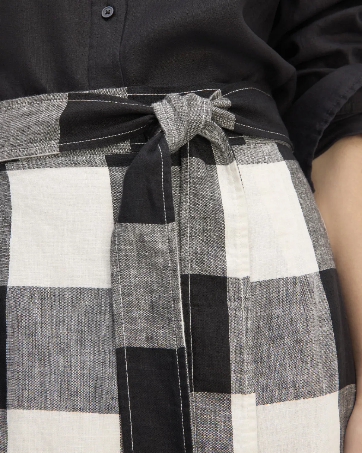 Everlane Shorts & Skirts*The Linen Wrap Skirt